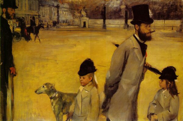 Place de la Concorde by Edgar Degas, hand-painted oil painting reproduction