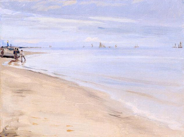 Playa de Skagen by Peder Severin Krøyer, hand-painted oil painting reproduction
