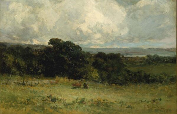 Pleasant Pastures by Edward Mitchell Bannister, hand-painted oil painting reproduction
