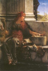 Poetry by Lawrence Alma-Tadema, hand-painted oil painting reproduction