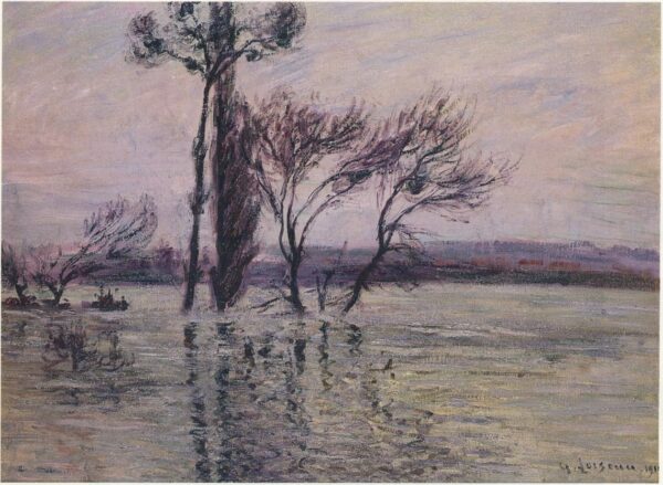 Point Ile Submerged by Gustave Loiseau, hand-painted oil painting reproduction