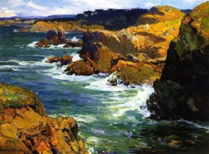 Point Lobls by Franz Bischoff, hand-painted oil painting reproduction