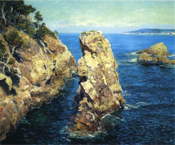 Point Lobos by Guy Rose, hand-painted oil painting reproduction