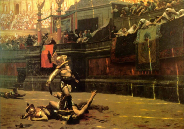 Pollice Verso by Jean-Léon Gérôme, hand-painted oil painting reproduction