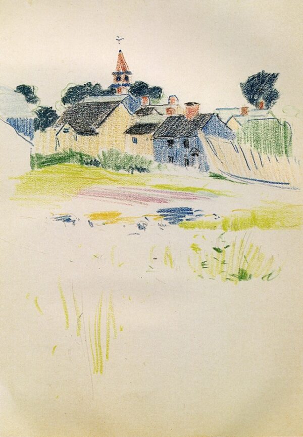 Pond 1883 by Arthur Wesley Dow, hand-painted oil painting reproduction