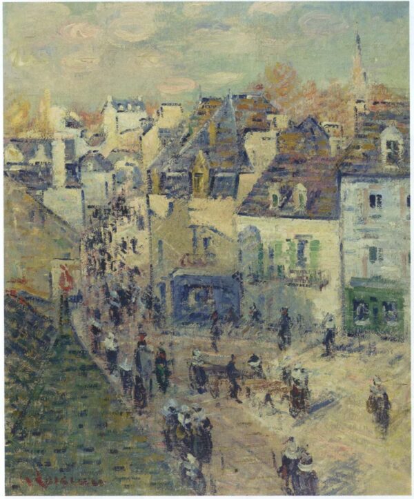 Pont Aven by Gustave Loiseau, hand-painted oil painting reproduction