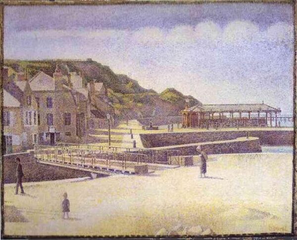 Port-en-Bessin by Georges Pierre Seurat, hand-painted oil painting reproduction