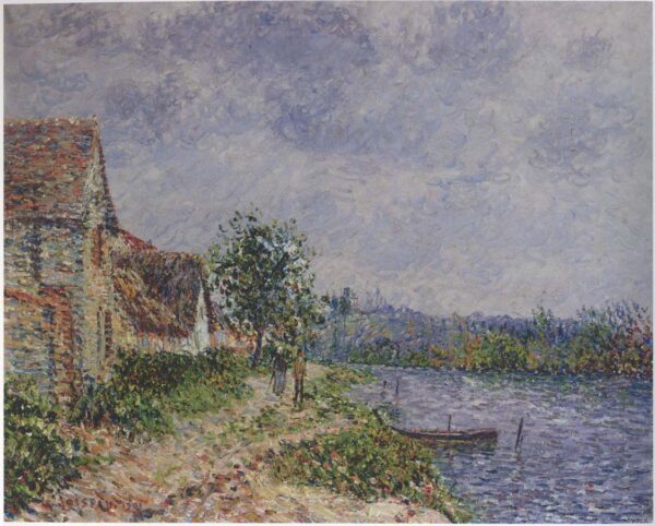 Port Joie by Gustave Loiseau, hand-painted oil painting reproduction