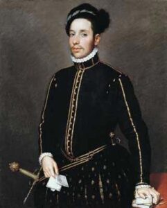 Portrait of a Gentleman (Il Gentile Cavaliere) by Giovanni Battista Moroni, hand-painted oil painting reproduction