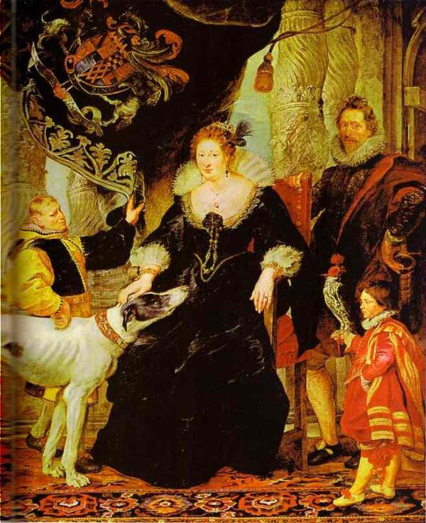 Portrait of Lady Arundel with her Train by Peter Paul Rubens, hand-painted oil painting reproduction
