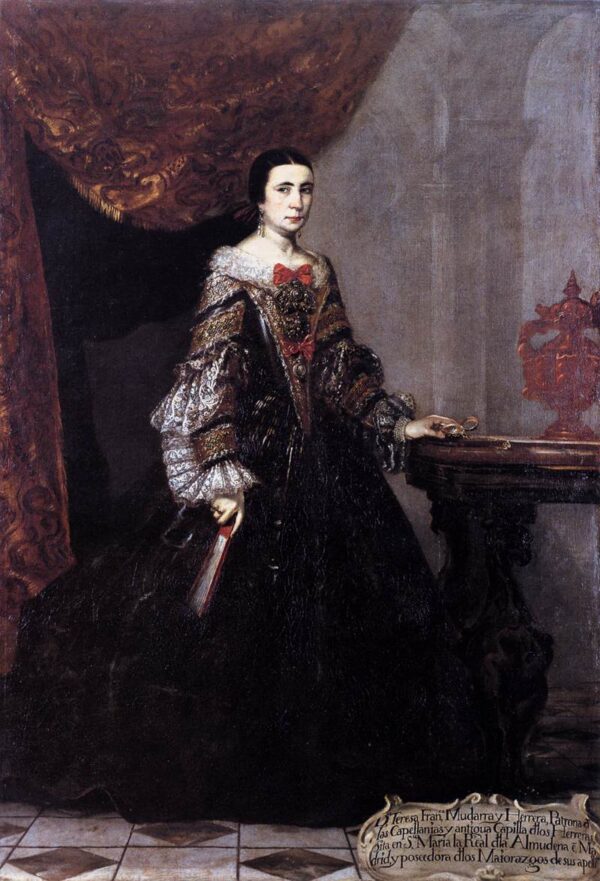 Portrait of Teresa Francisca Mudarra y Herrera by Claudio Coello, hand-painted oil painting reproduction
