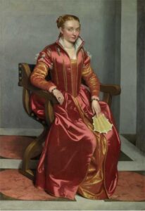 Portrait Of A Lady by Giovanni Battista Moroni, hand-painted oil painting reproduction