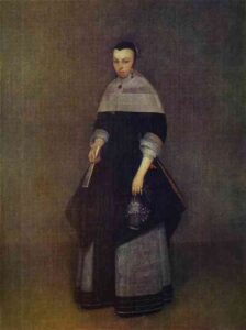 Portrait Of A Lady by Gerard ter Borch, hand-painted oil painting reproduction