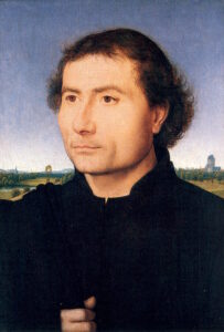 Portrait Of A Man by Hans Memling, hand-painted oil painting reproduction