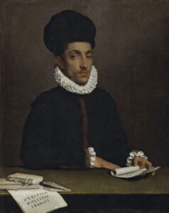 Portrait Of A Man IV by Giovanni Battista Moroni, hand-painted oil painting reproduction