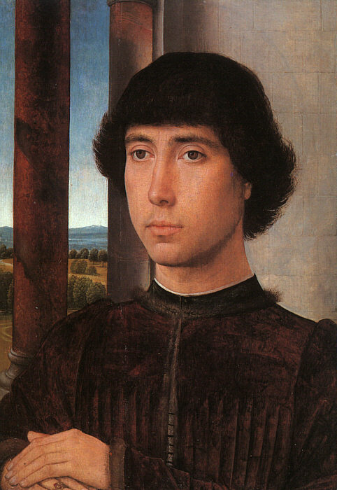 Portrait Of A Young Man by Hans Memling, hand-painted oil reproduction