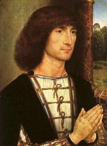 Portrait Of A Young Man II by Hans Memling, hand-painted oil painting reproduction