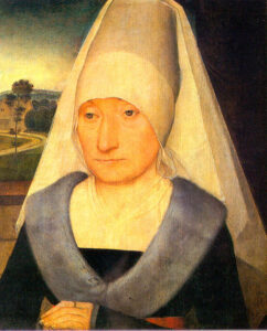 Portrait Of An Old Woman II by Hans Memling, hand-painted oil painting reproduction