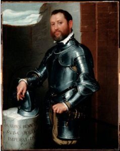 Portrait Of Mario Benvenuti by Giovanni Battista Moroni, hand-painted oil painting reproduction