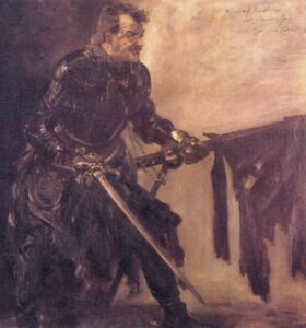 Portrait Of Rudolf Rittner by Lovis Corinth, hand-painted oil painting reproduction