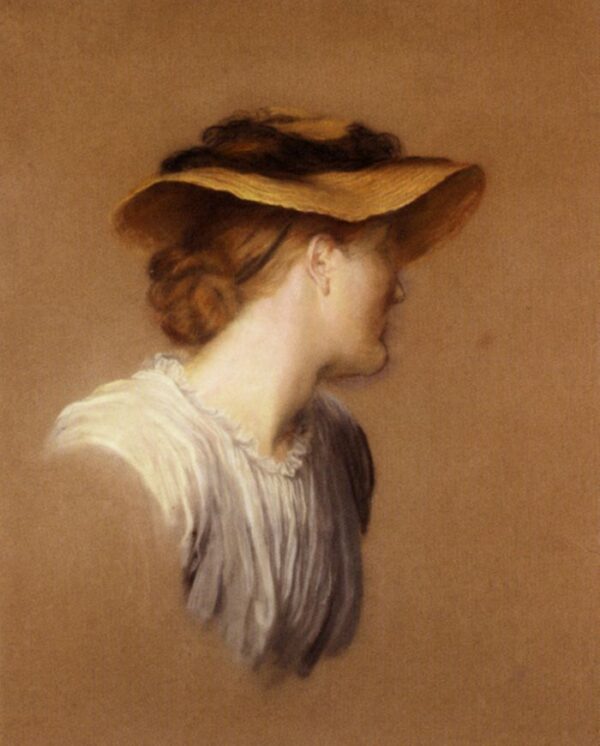 Portrait Of The Artist’s Wife Mary by George Frederic Watts, hand-painted oil painting reproduction