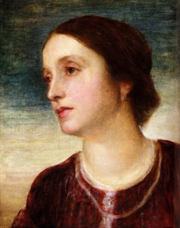 Portrait Of The Countess Somers by George Frederic Watts, hand-painted oil painting reproduction
