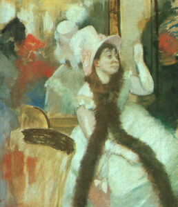 Portrait after a Costume Ball by Edgar Degas, hand-painted oil painting reproduction