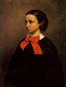 Portrait de Mademoiselle Jacquet by Gustave Courbet, hand-painted oil painting reproduction
