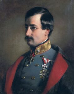 Portrait of Count Alexander von Mensdorff Pouilly Prince von Dietrichstein zu Nicolsburg by Friedrich von Amerling, hand-painted oil painting reproduction