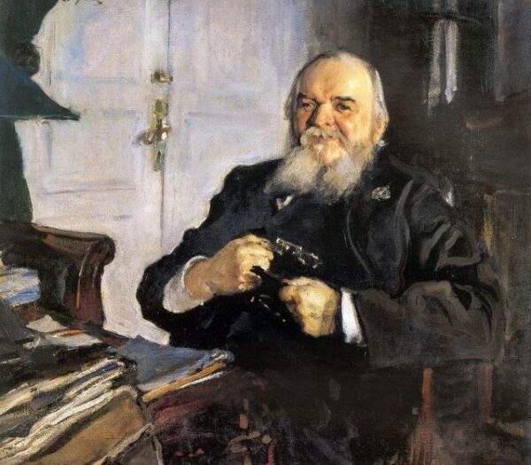 Portrait of A.N. Turchaninova by Valentin Alexandrovich Serov, hand-painted oil painting reproduction