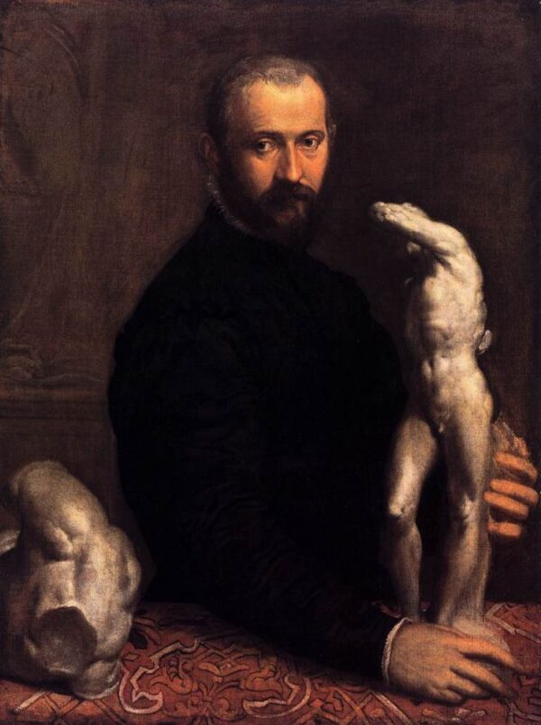Portrait of Alessandro Vittoria by Paolo Veronese, hand-painted oil painting reproduction