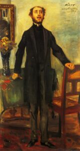 Portrait of Alfred Kerr by Lovis Corinth, hand-painted oil painting reproduction