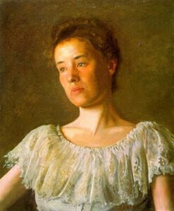 Portrait of Alice Kurtz by Thomas Eakins, hand-painted oil painting reproduction