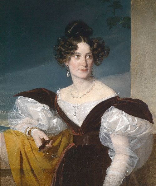 Portrait of Amalie Klein by Friedrich von Amerling, hand-painted oil reproduction