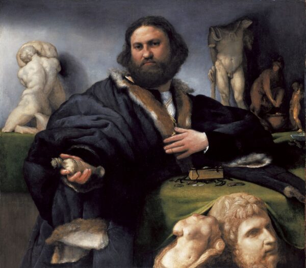 Portrait of Andrea Odoni by Lorenzo Lotto, hand-painted oil painting reproduction