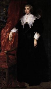 Portrait of Anna van Craesbecke by Sir Anthony van Dyck, hand-painted oil painting reproduction