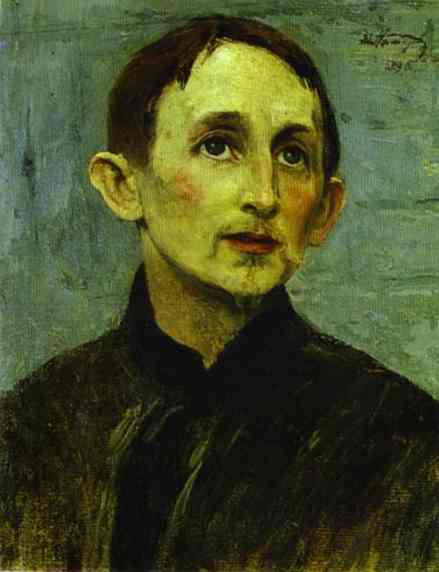 Portrait of Apollinary Vasnetsov by Mikhail Nesterov, hand-painted oil reproduction