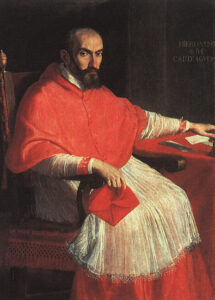 Portrait of Cardinal Agucchi by Domenichino, hand-painted oil painting reproduction