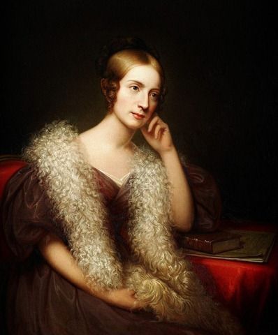 Portrait of Caroline Louise Pratt by Rembrandt Peale, hand-painted oil reproduction