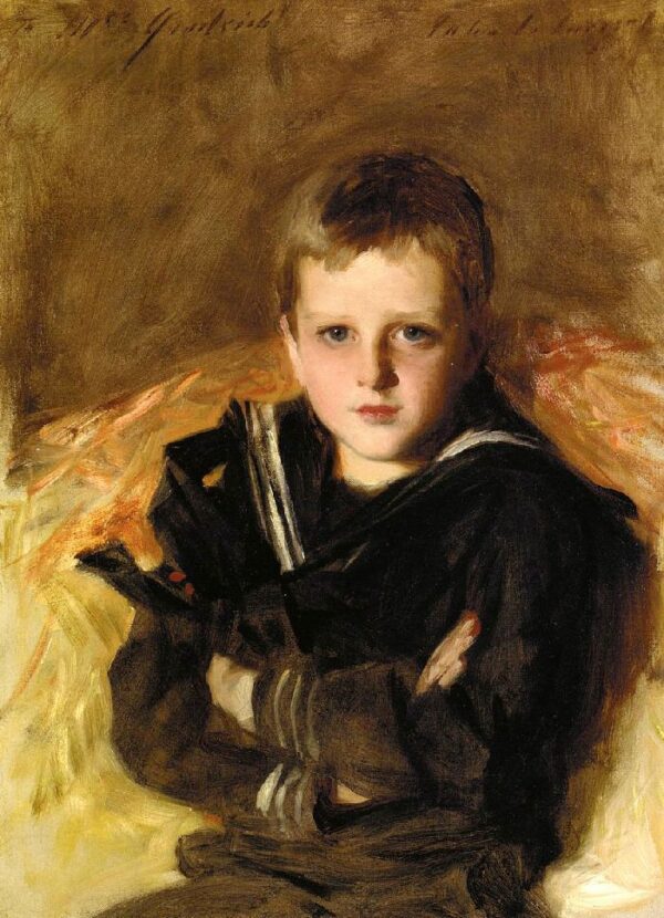 Portrait of Caspar Goodrich by John Singer Sargent, hand-painted oil painting reproduction