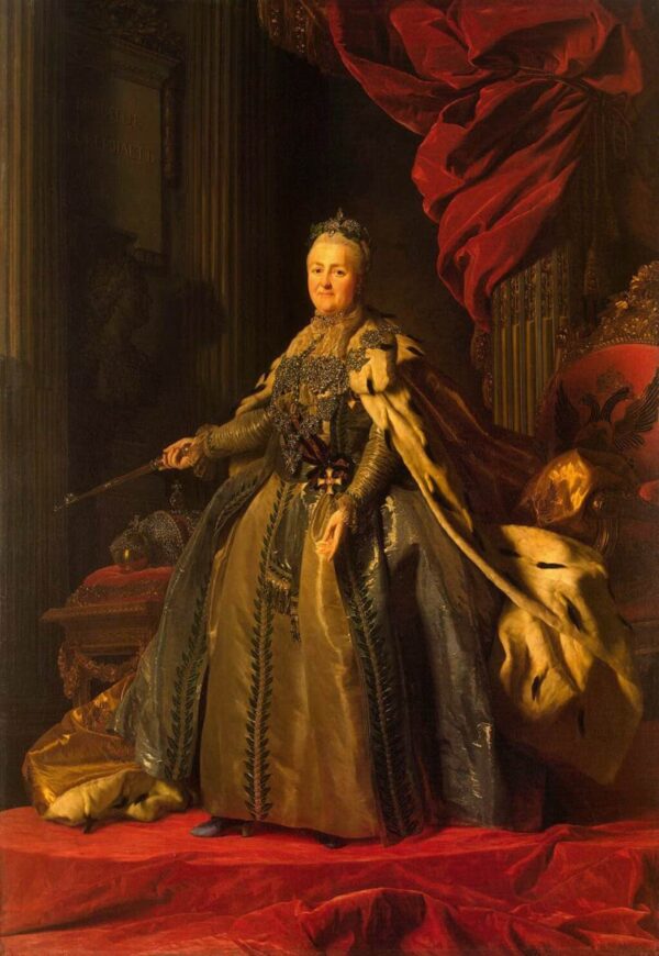 Portrait of Catherine II by Alexander Roslin, hand-painted oil painting reproduction