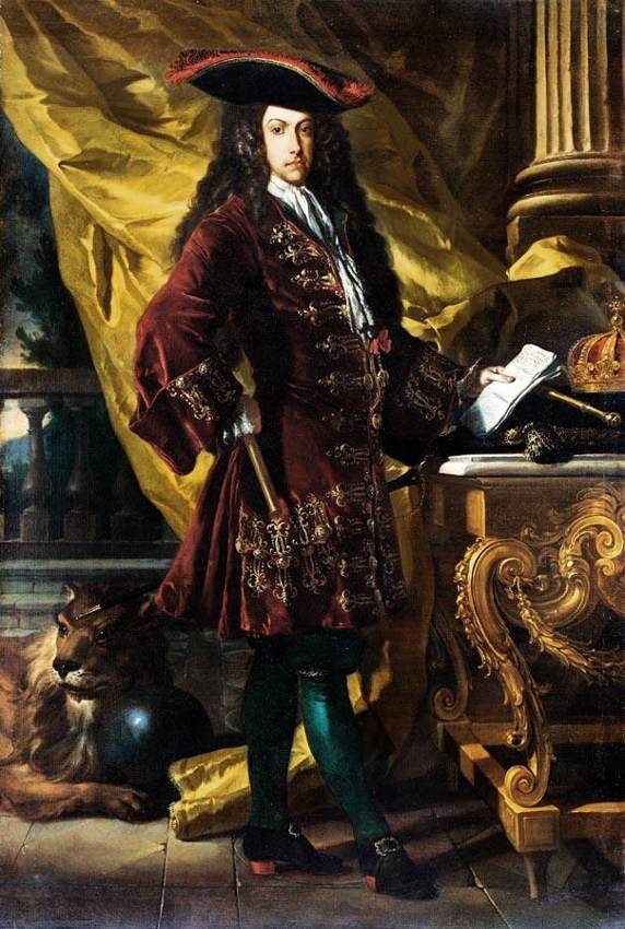 Portrait of Charles III of Habsburg by Francesco Solimena, hand-painted oil reproduction