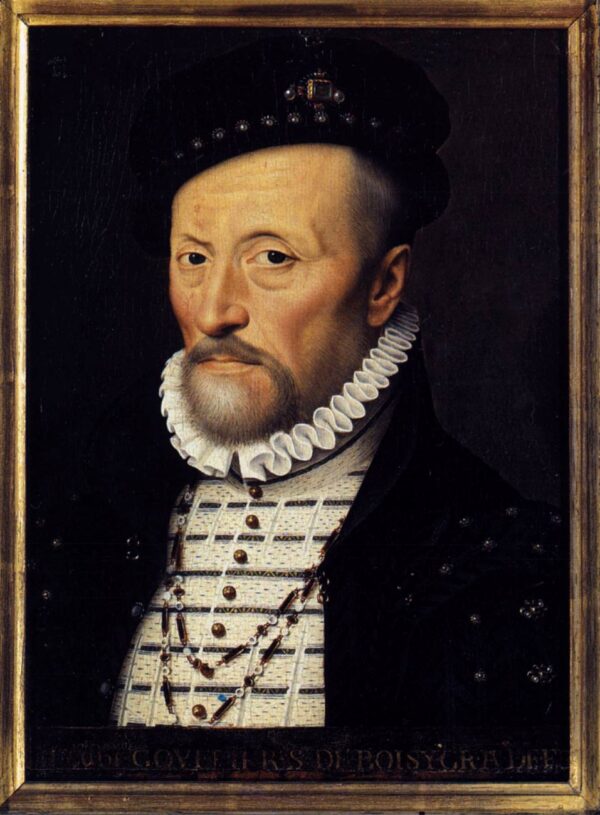 Portrait of Claude Gouffier by François Clouet, hand-painted oil painting reproduction