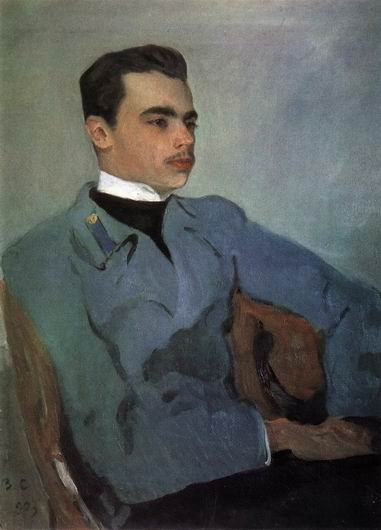 Portrait of Count N.F. Sumarokova-Elston by Valentin Alexandrovich Serov, hand-painted oil reproduction