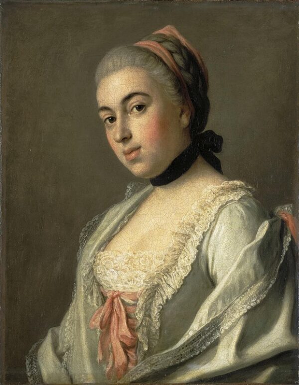 Portrait of Countess A.M. Vorontsova by Pietro Rotari, hand-painted oil painting reproduction