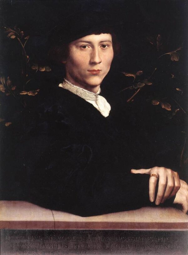 Portrait of Derich Born by Hans Holbein the Younger, hand-painted oil painting reproduction