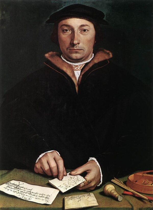 Portrait of Dirk Tybis by Hans Holbein the Younger, hand-painted oil painting reproduction