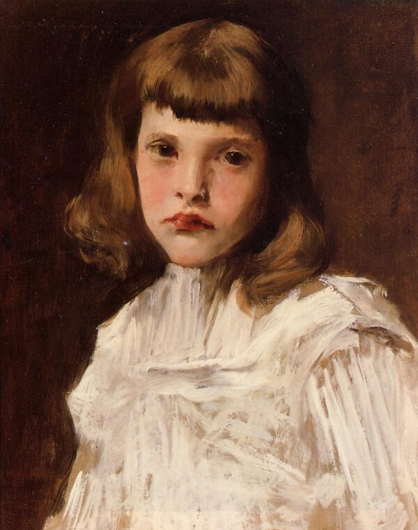 Portrait of Dorothy by William Merritt Chase, hand-painted oil painting reproduction