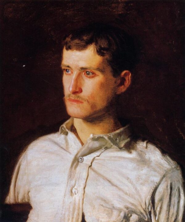 Portrait of Douglass Morgan Hall by Thomas Eakins, hand-painted oil painting reproduction