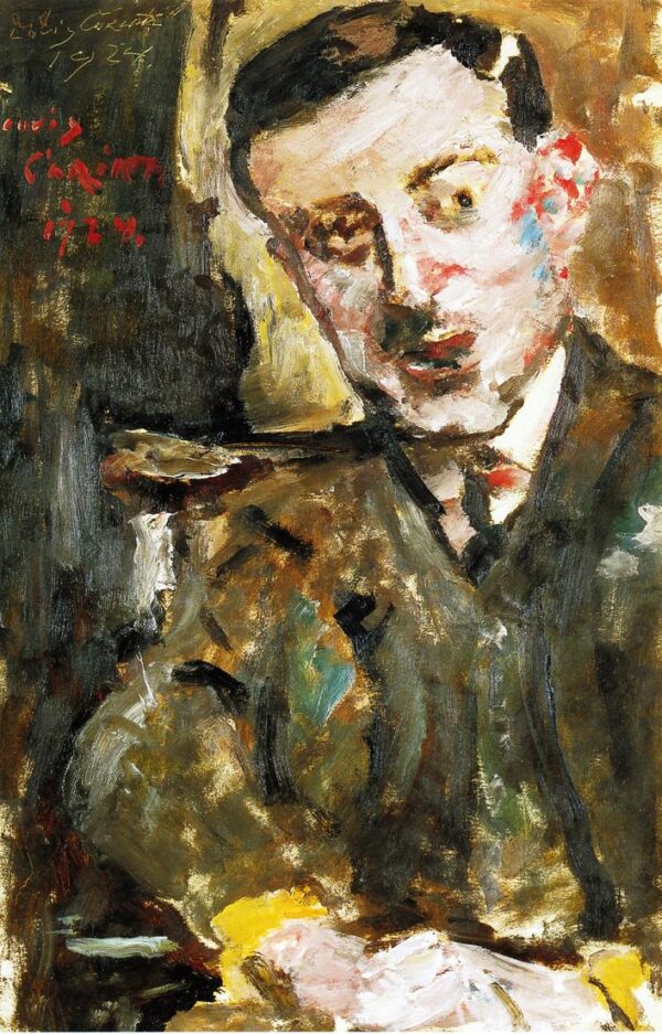 Portrait of Dr. Arthur Rosin in a Chair by Lovis Corinth, hand-painted oil painting reproduction